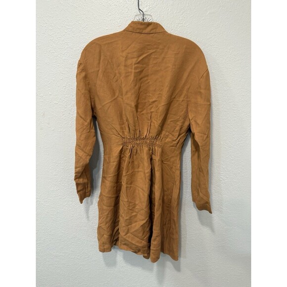 Sandro Short Dress With Fancy Neckline A Line Dress Long Sleeve Size 6 Eu 38 - Picture 4 of 8